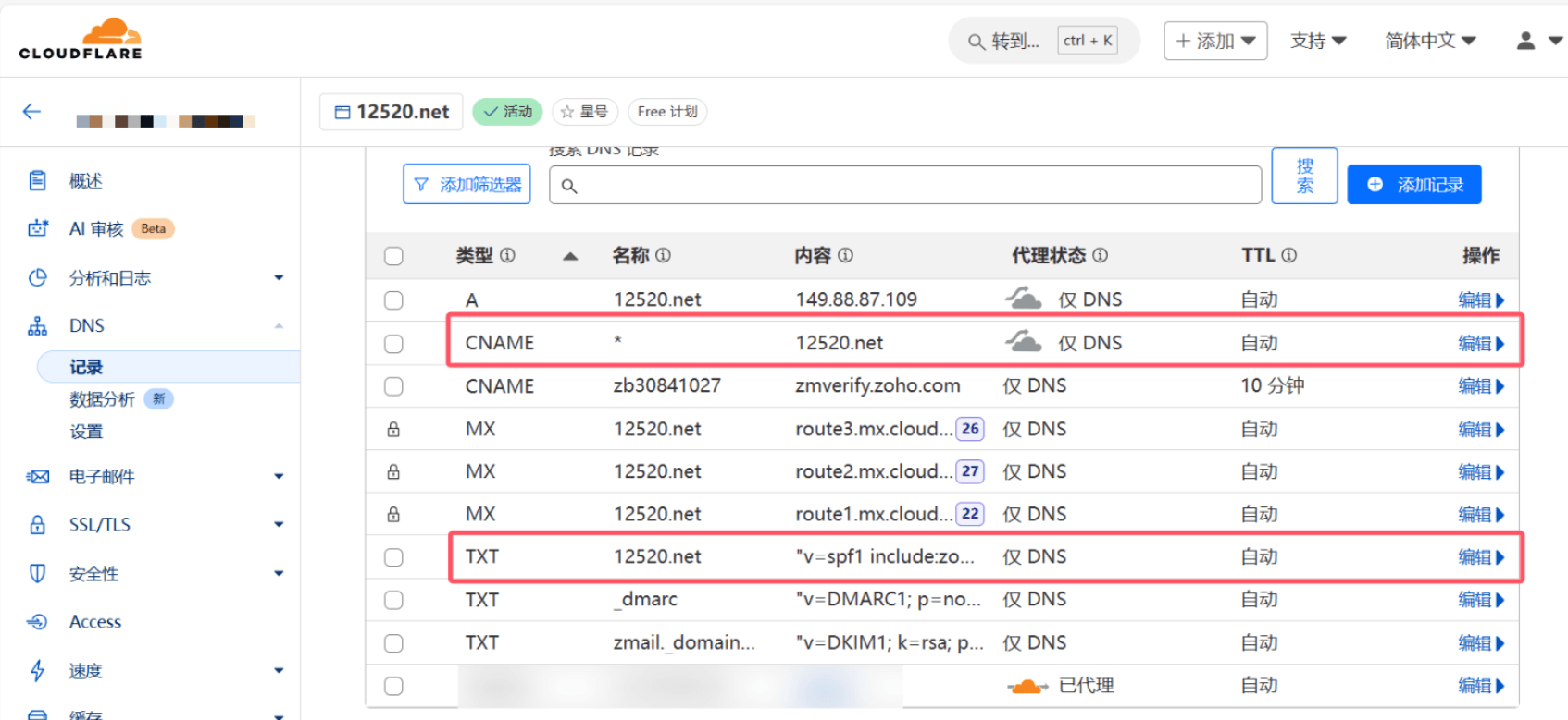 记：泛域名解析影响到TXT记录解析